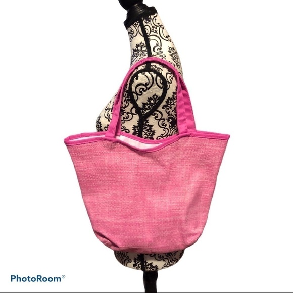 LANCOME pink reversible tote bag. - Picture 1 of 6